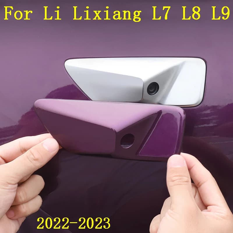 Per Li Lixiang L7 L8 L9 2022 2023 adesivi laterali Standard Leaf Board accessori per la copertura di protezione della fotocamera laterale