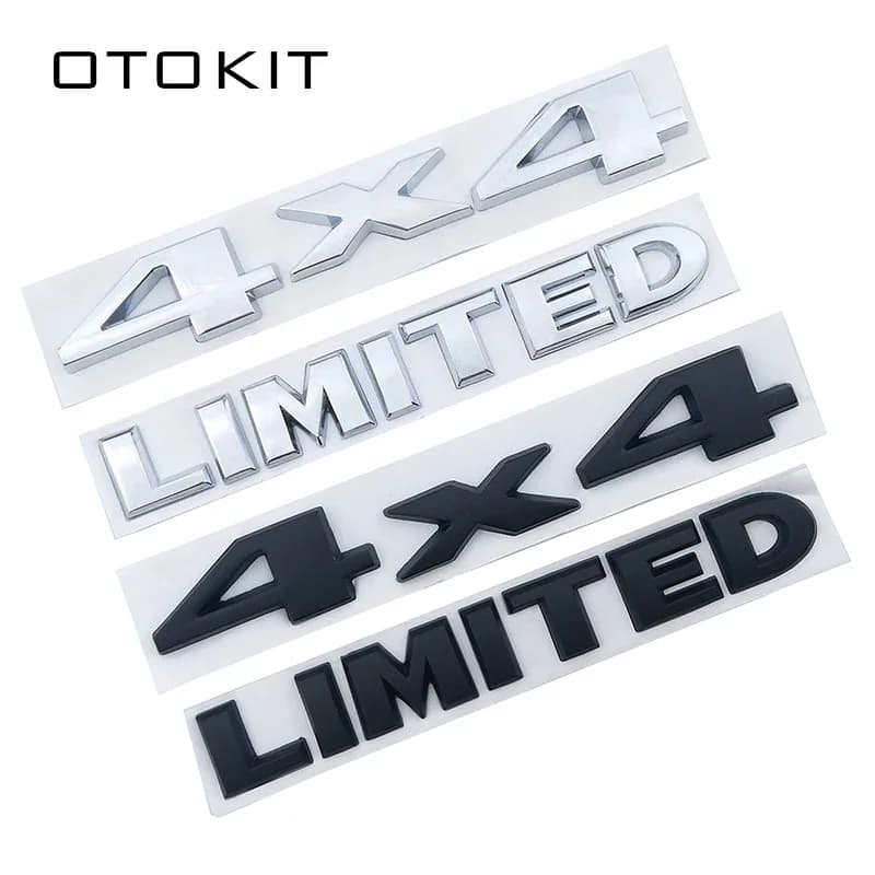 3D 4x4 Quattro Ruote motrici adesivo per auto Logo Emblema Distintivo Decalcomanie Accessori per lo styling dell'auto per Jeep Frod Bmw Lada Honda Audi Toyota