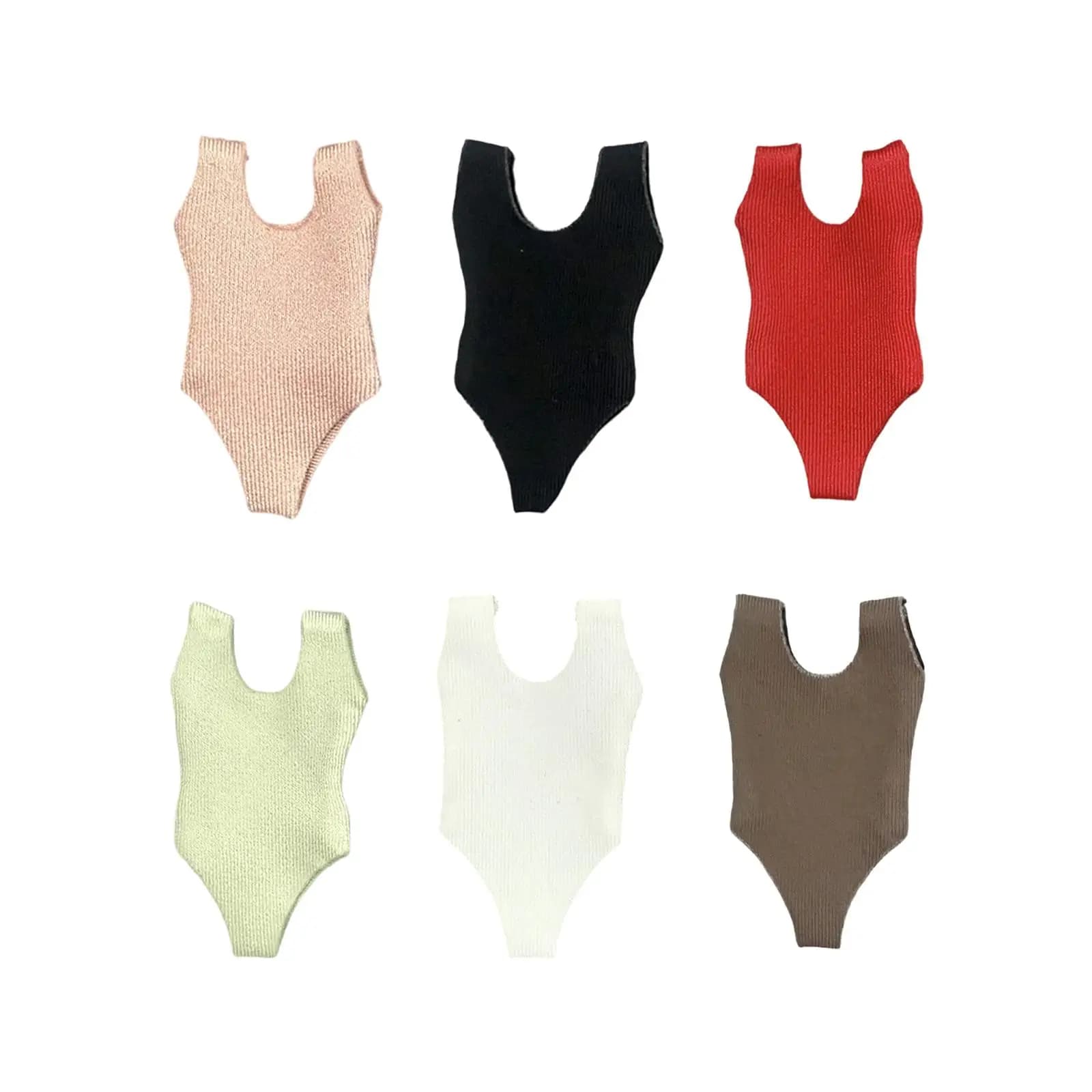 Vestiti per action figure in scala 1/12 per figure femminili da 6 pollici, costume da bagno alla moda, abbigliamento in miniatura, vestiti per bambole