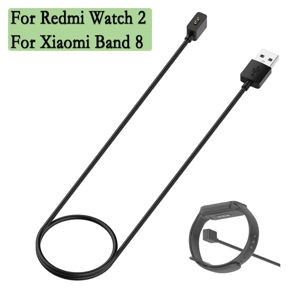 Caricatore a filo da 60 cm per Redmi Band 2 / Xiaomi Band 8 Cavo di ricarica USB Smartwatch Dock di ricarica per Xiaomi Redmi Watch