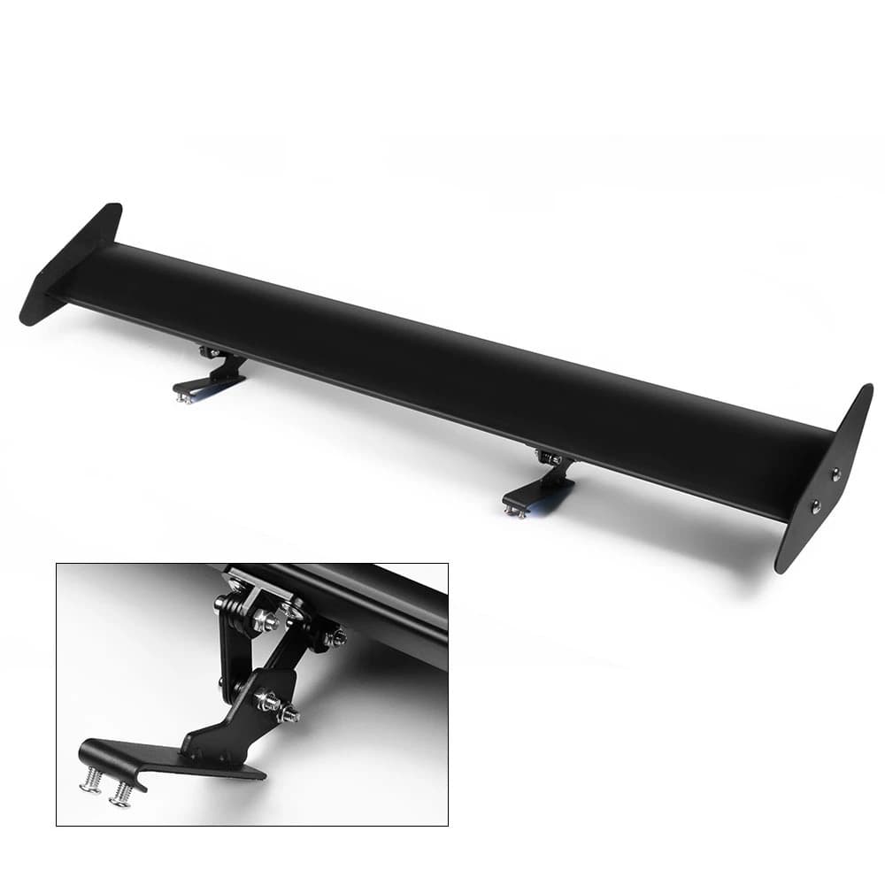 Spoiler Posteriore Universale Leggero da 43''/110cm, Set Alettone Singolo Aerodinamico per Qualsiasi Hatchback con Bagagliaio Uniforme