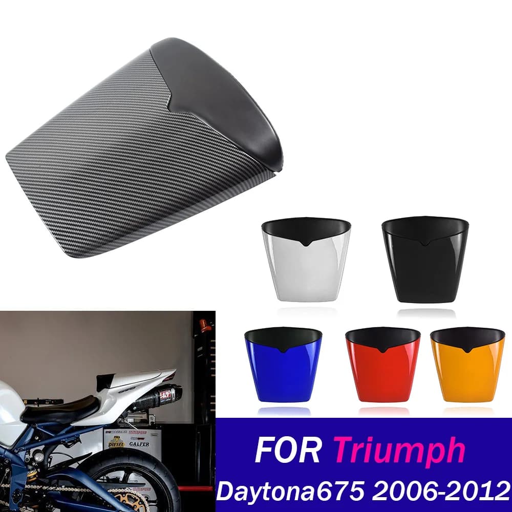 Coprisedile per moto Carenatura per Triumph Daytona 675 2006-2012 Modello Sedile passeggero posteriore Cowl Accessori