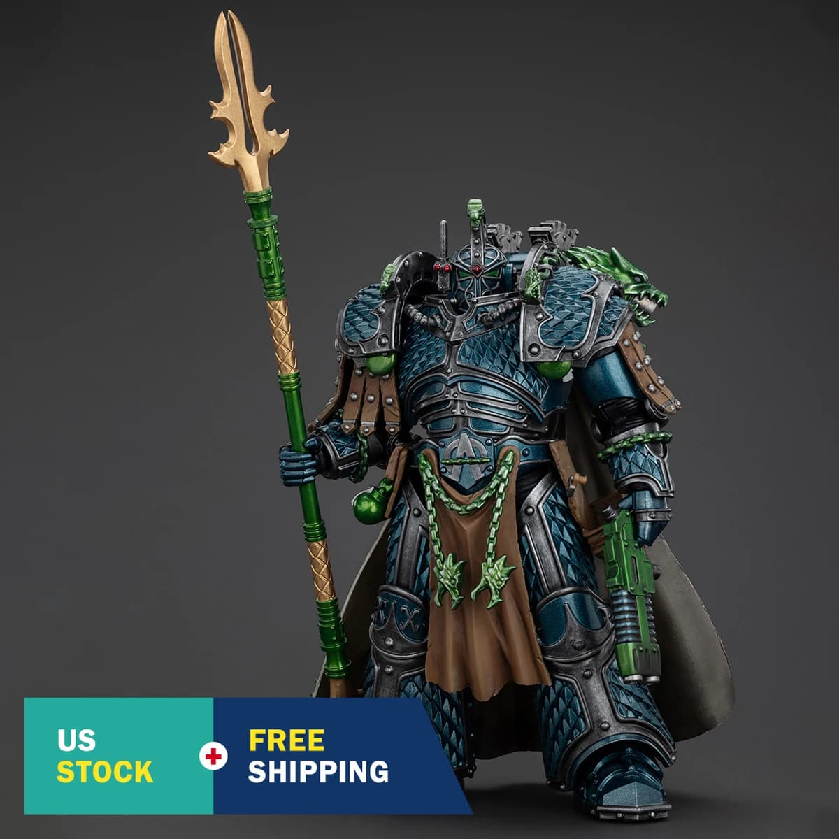 HiPlay JOYTOY Warhammer The Horus Heresy 1/18 Alpha Legion Alpharius Primarca della XX Legione JT01086 Action Figure