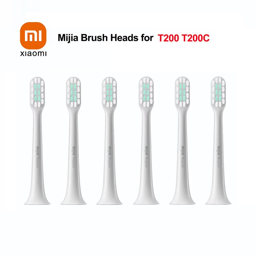 Testine di ricambio originali per spazzolino XIAOMI Mijia T200 T200C, testine di ricambio per spazzolino sonico 3/6 pezzi