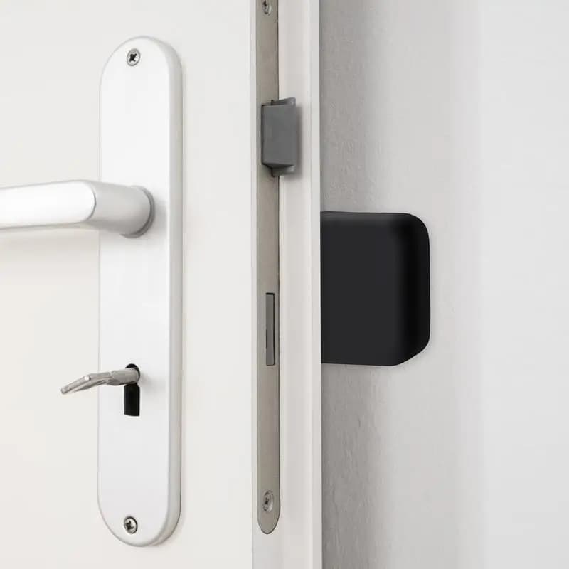 Fermaporta in silicone da parete Fermaporta anticollisione Tappetino adesivo Paraurti per porta dell'armadio Protezione Porte Pad Protezione da parete