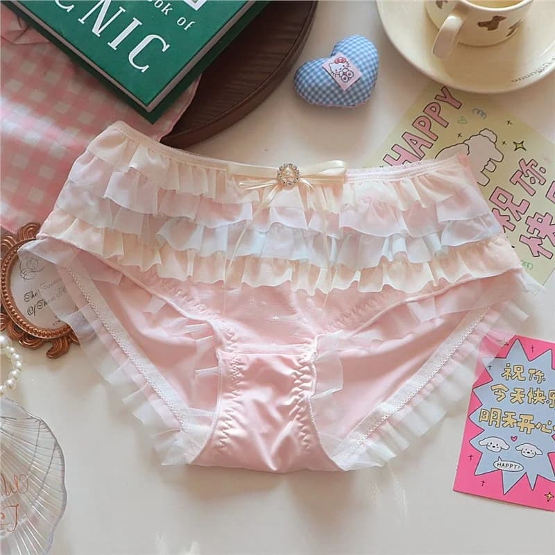 [1 piece] Lolita accessories, y2k underwear, sexy lingerie for women, lotus leaf lace, very sexy lingerie, romantic, in Japanese style