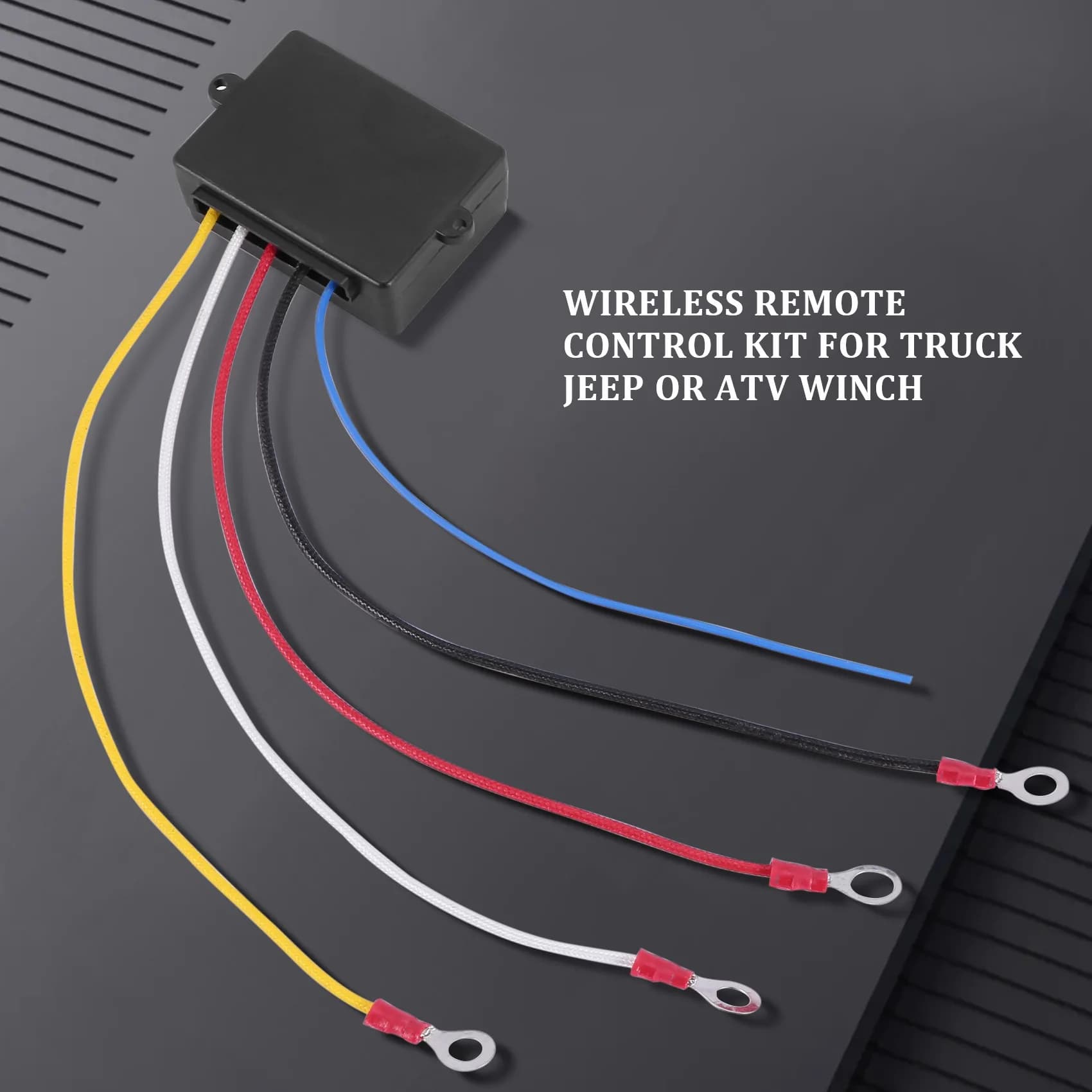 Kit telecomando wireless A85E-12V per verricello, universale per auto, ATV, SUV, UTV