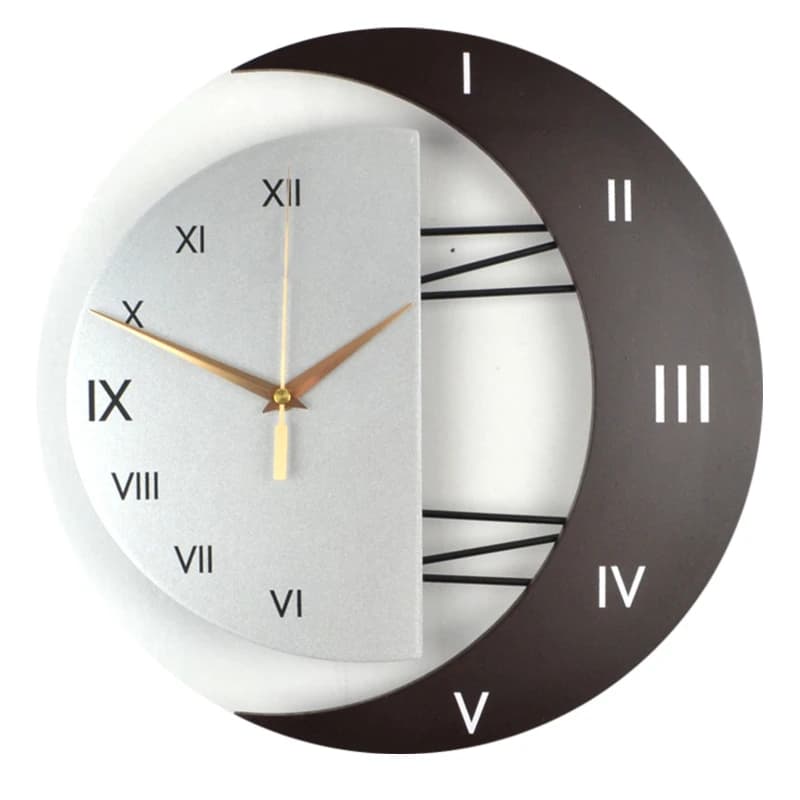Move Silence Home Sun Moon modern wall clock quartz watch for wall decoration