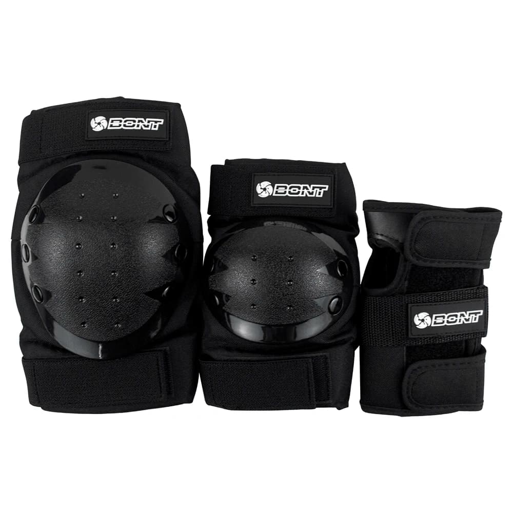 Set di protezioni protettive per pattini originali BONT Set di protezioni per pattini in linea 1 paio di ginocchiere Gomitiere Protezioni per i polsi Set di protezioni per bambini
