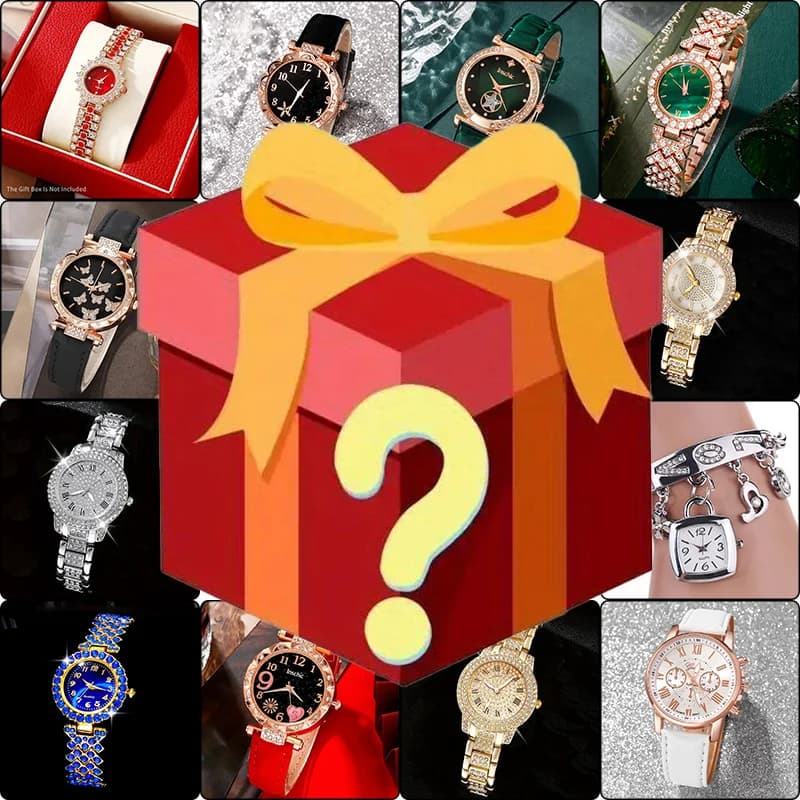 1pc,Surprise mystery box with a 100% winning rate, randomly containing one of the men's watches displayed in the image. This is..