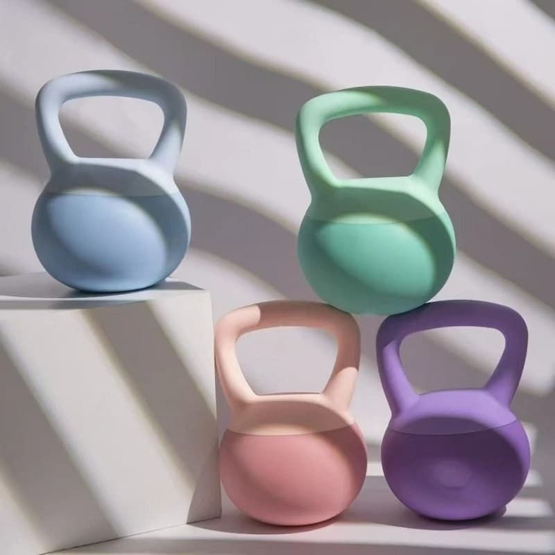 Soft Kettlebell with universal design and body modelling, ideal for deep squat workouts and full body fitness training at home, the best choice.