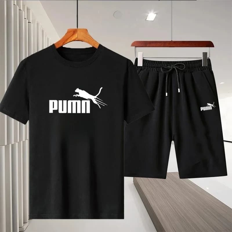 Complete Summer Set 2026: New Men's Sports Completion for Running and Fitness, T-Shirt Sleeves Court Breathable Rapid Drying + Shorts