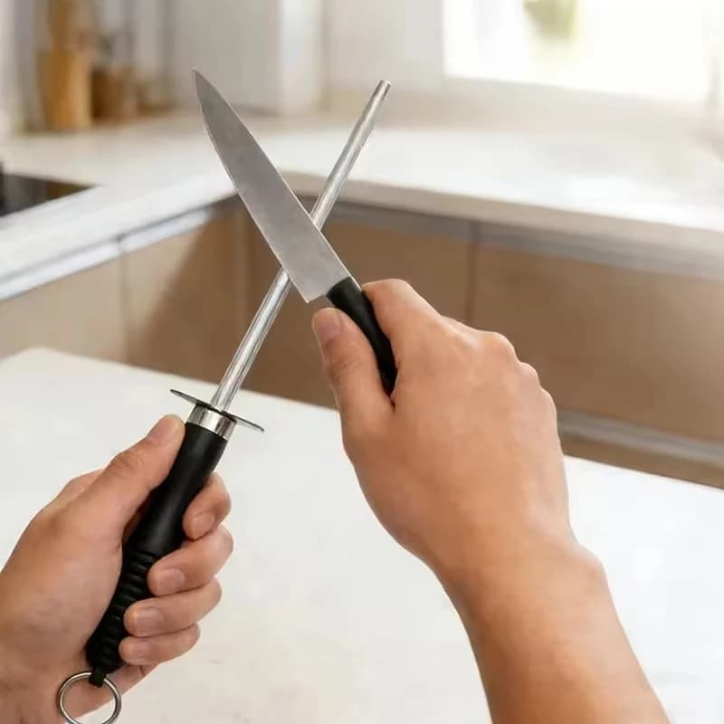 Professional Carbon Steel Knife Grinder for Durable Knives with ABS Handle Kitchen Knife Tools for Knife Sharpening