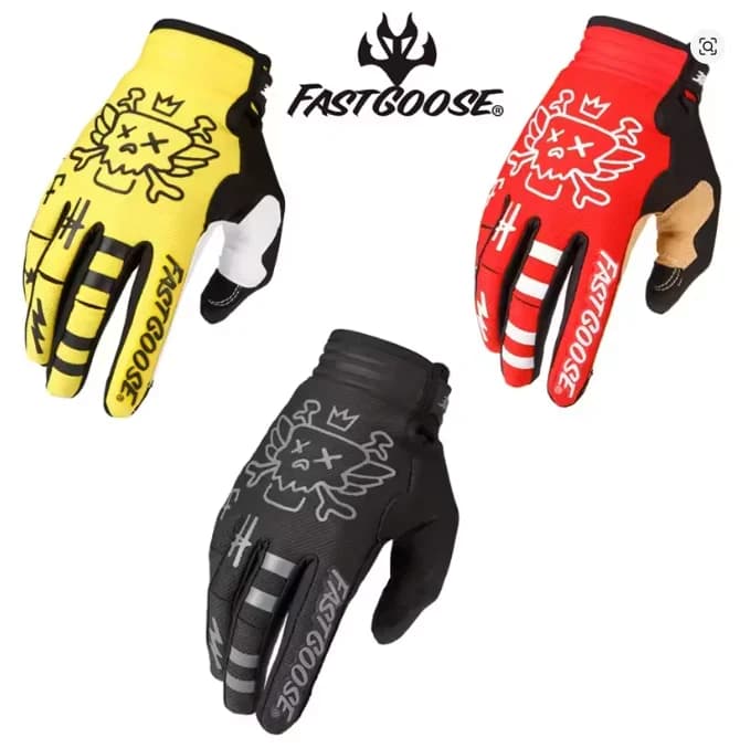 FASTGOOSE Guanti da ciclismo per moto fuoristrada durevoli con touchscreen e design traspirante Guanti da moto per ciclisti di tutto il giorno