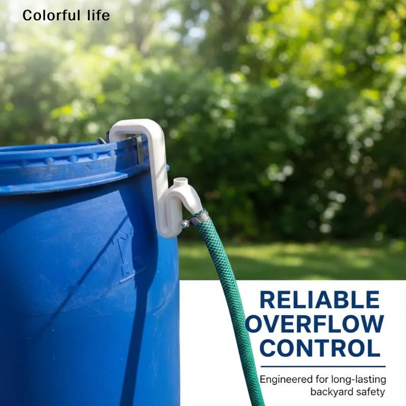 Auto-adhesive Siphon Pipe for Automatic Drainage and Filling, Piovana Water Transfer Pipe, Garden Pipe Tools with Hook