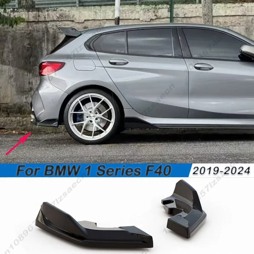 Per BMW Serie 1 F40 M-Pack / M135i 128ti 2019-2024 Maxton Style Auto Paraurti Posteriore Spoiler Diffusore Laterale Spoiler Bodykit Tuning