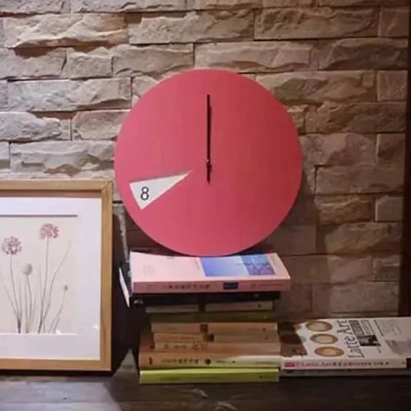 Simple and Creative Modern Wall Clocks, Silent Design for Living Room, Bedroom Wall Clock and Lunch Room, Decoration