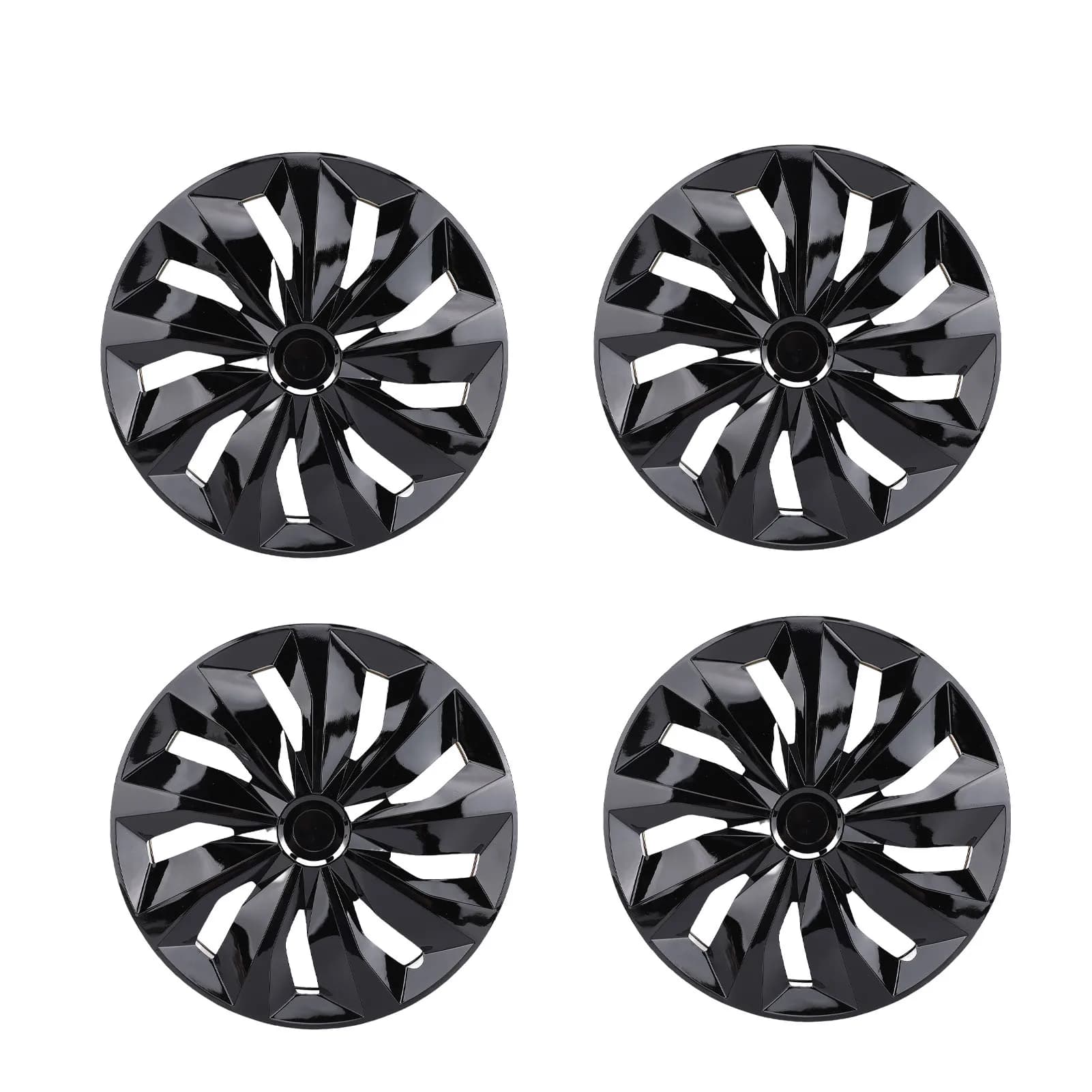 4PCS Coprimozzo per auto Coprimozzo da 14 pollici Coprimozzo per cerchione ABS Snap On R14 Set universale per auto camion SUV