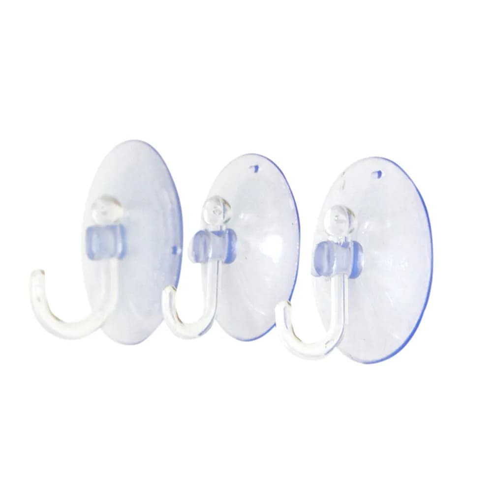 24 Pieces Transparent Suction Cups Potential in Silicone, Kitchen, Bathroom, Home, Clothes