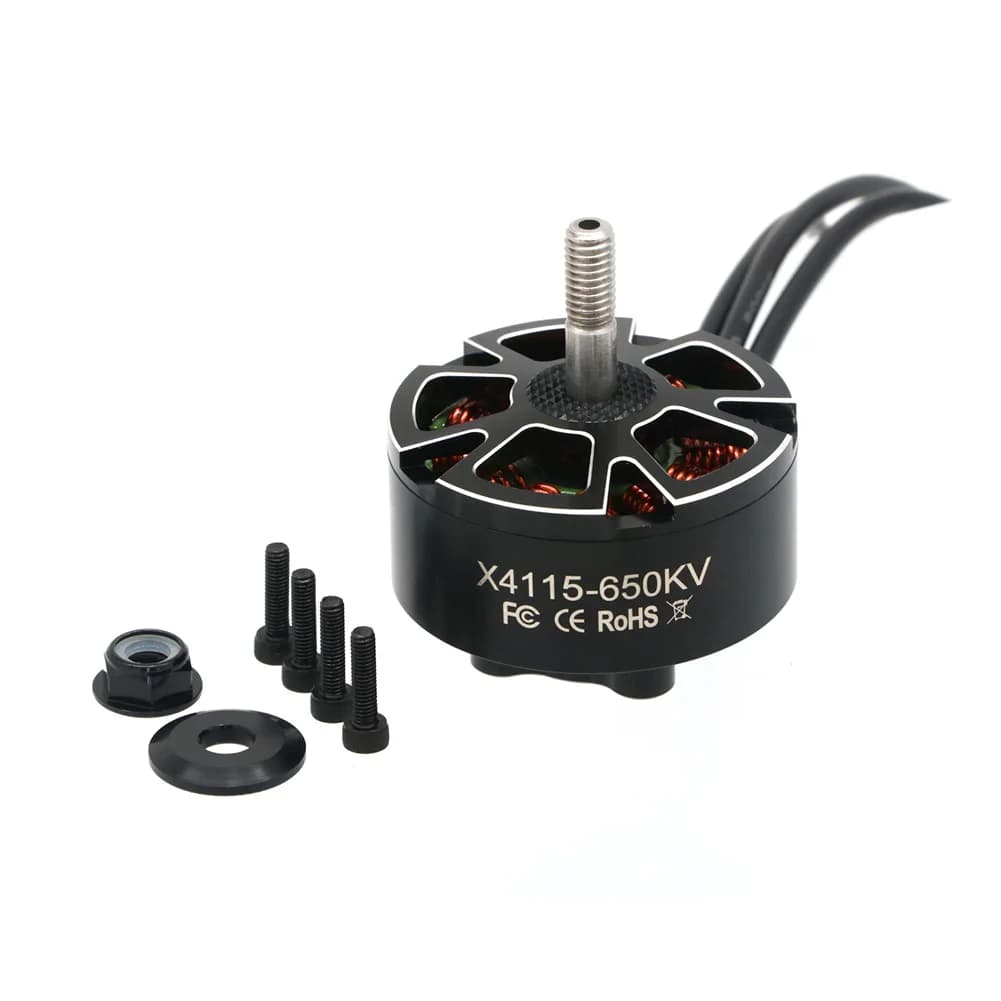 4pcs UAngel 4115 X4115 Brushless Motor Set 400KV 650KV Compatible with 13/15/16 Inch Props for FPV RC Racing Drone 3-8S