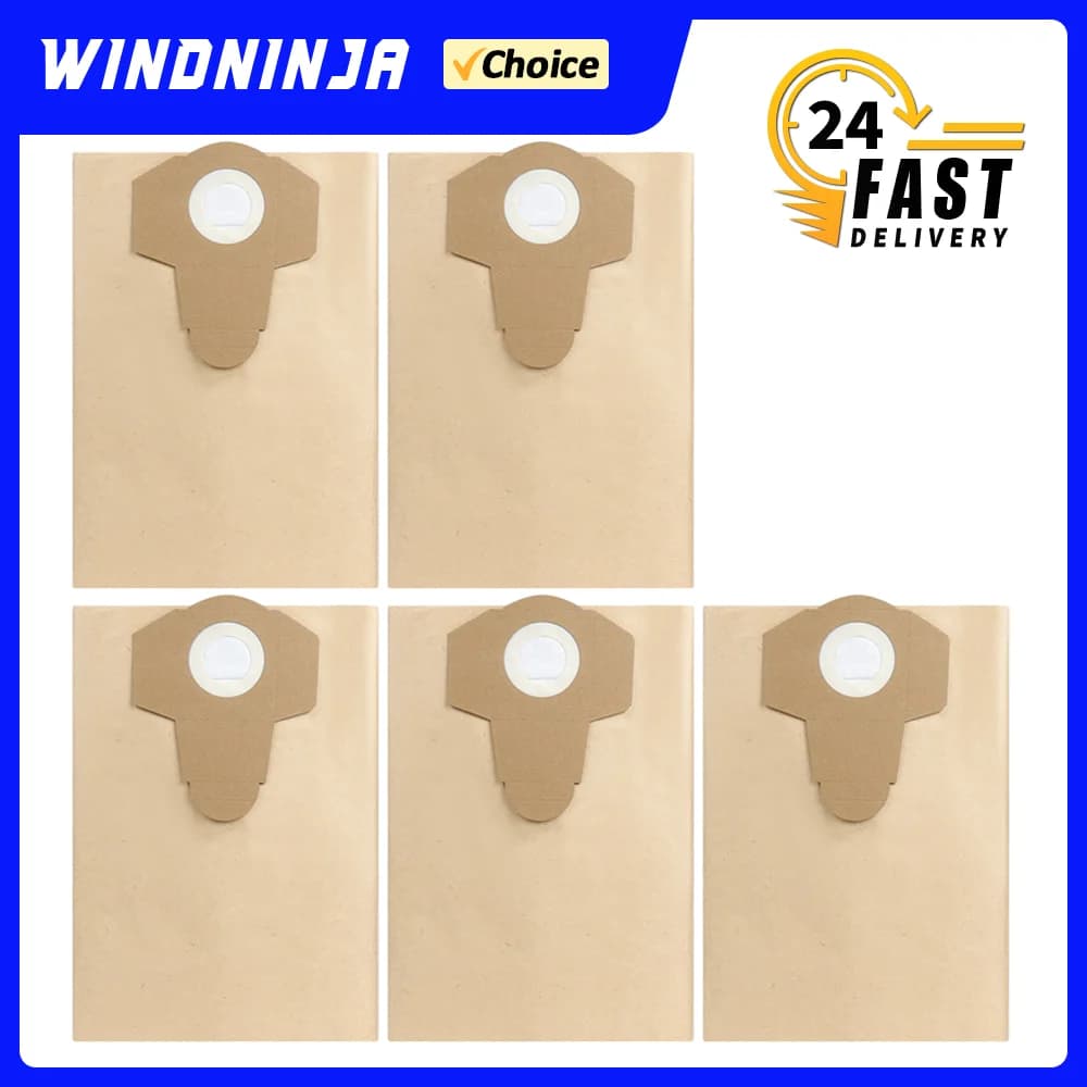 20L 30L Wet And Dry Vacuum Bags For Einhell BT-VC1250S BT-VC1250 TC-VC 18 20 Li S Solo Perfect Fit Paper Dust Collection Bags