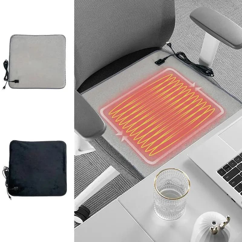 Seat cushion heated car seat cushion seat cushion for electric heated chair anti-slip for home quick heating seat cushion 5 heat levels