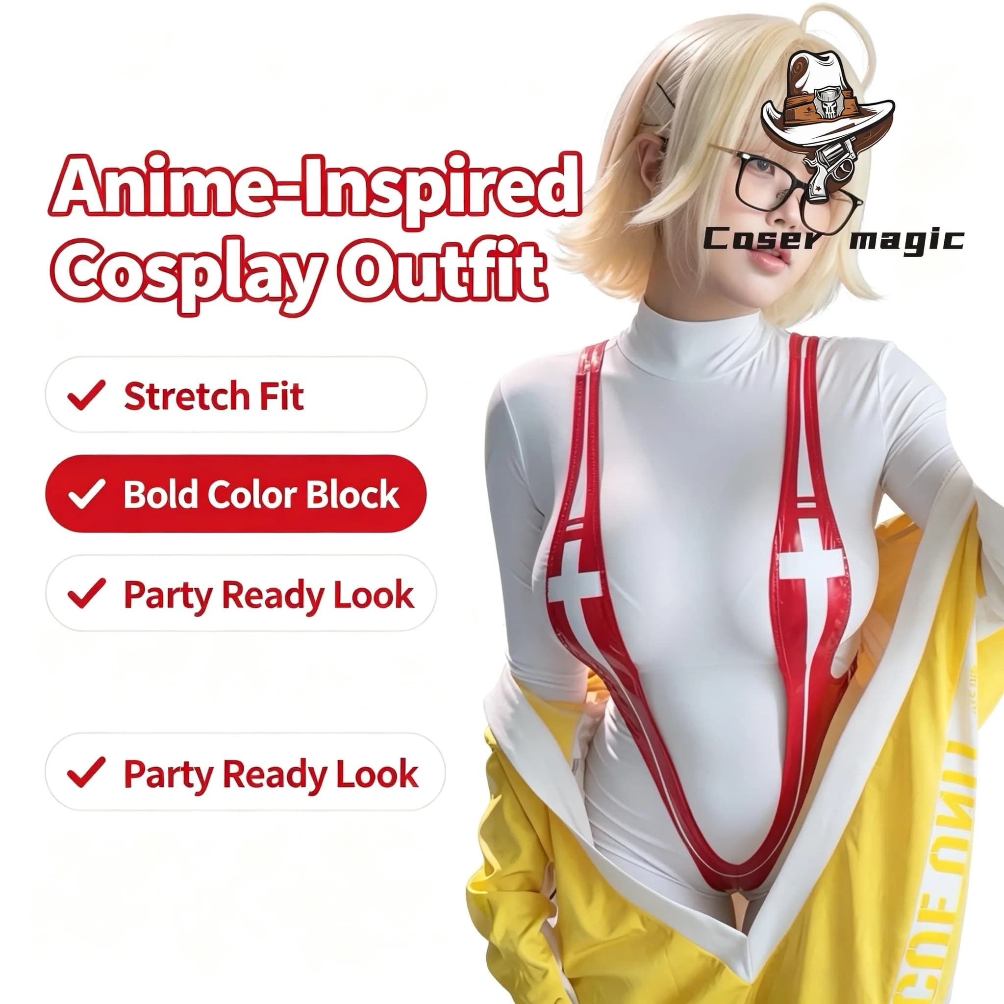 NIKKE Elege Penguin Swimsuit Cosplay Costume Full Set