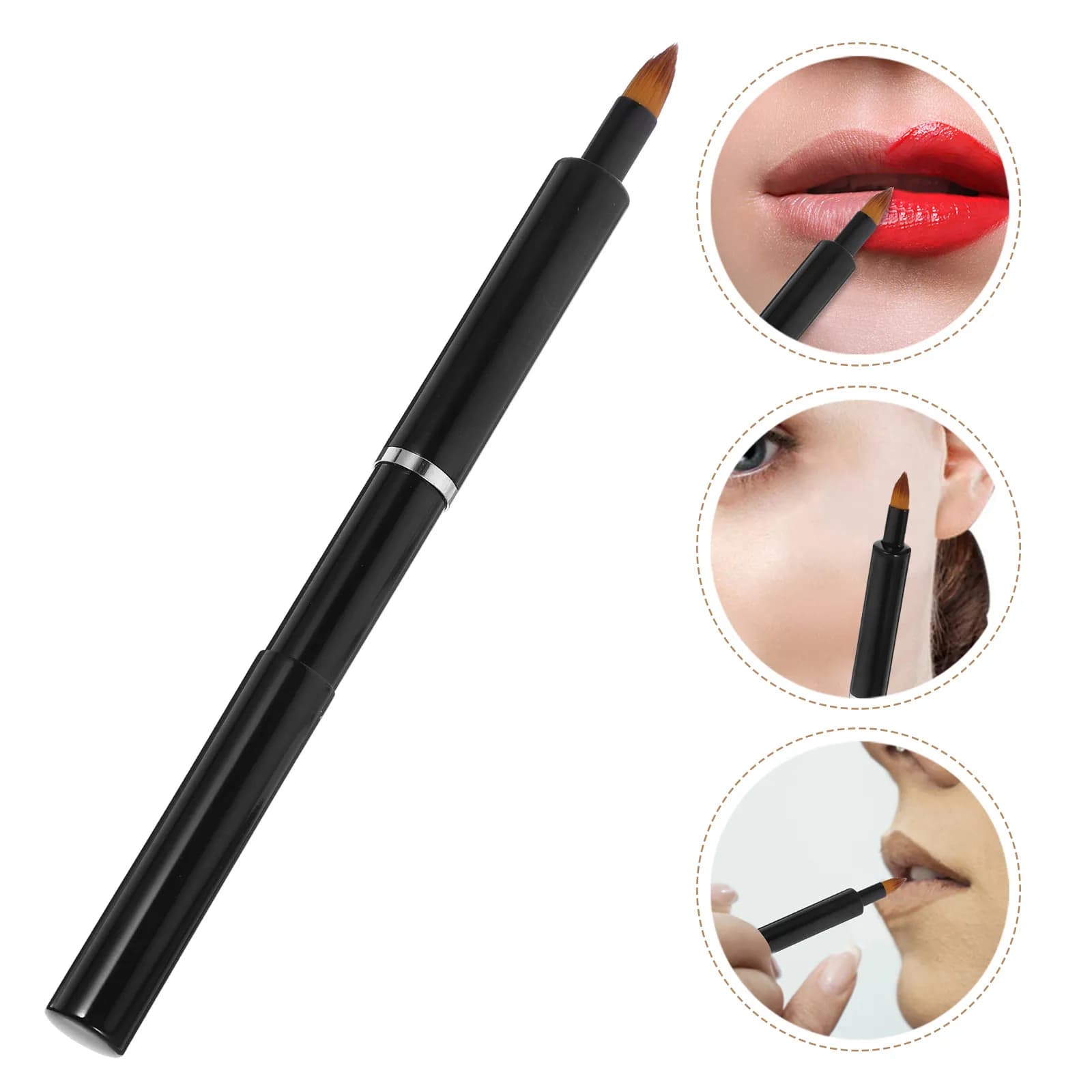 Pennello Professionale per Labbra, Applicatore di Rossetto per Principianti ed Esperti, Versatile Applicatore di Lucidalabbra, Pennello per Trucco per Donne