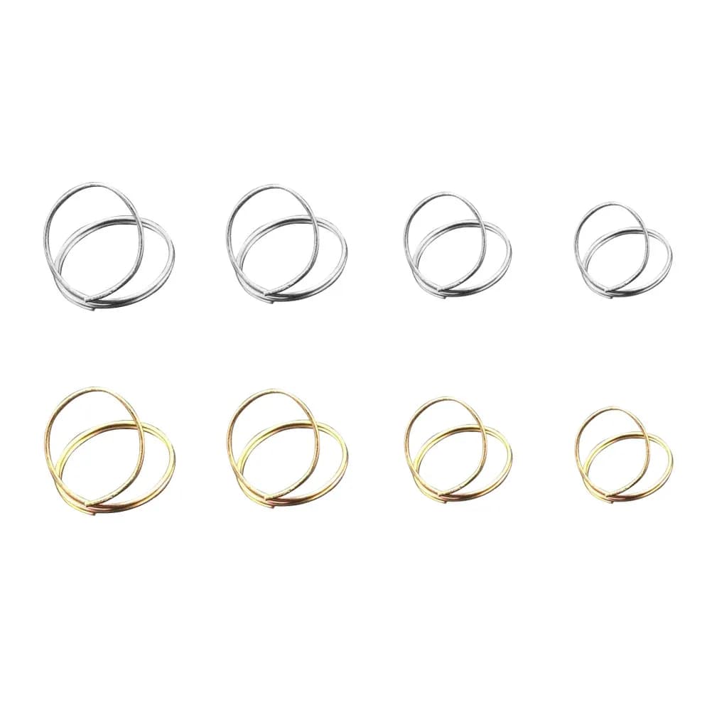 8 Pezzi Plettri Ergonomici in Metallo per Chitarra, Protezione per Dita e Unghie, per Strumenti a Corda Elettrici e Acustici