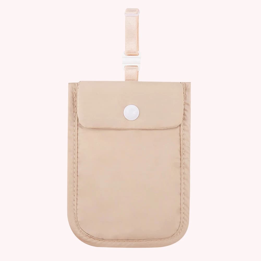 Portafoglio da donna con reggiseno nascosto Portafoglio da viaggio in tinta unita Portafoglio con patta Portafoglio da viaggio segreto Cintura con tasca in cotone per soldi Oggetti di valore