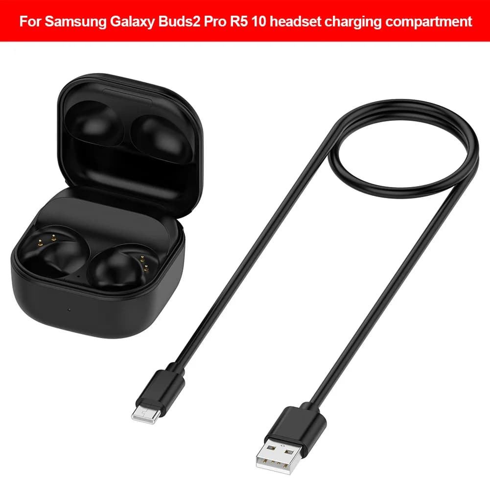 For Samsung Galaxy Buds2 Pro Headphone Charger Holder Paring 600mAh 2.22Wh Wireless Charging Case