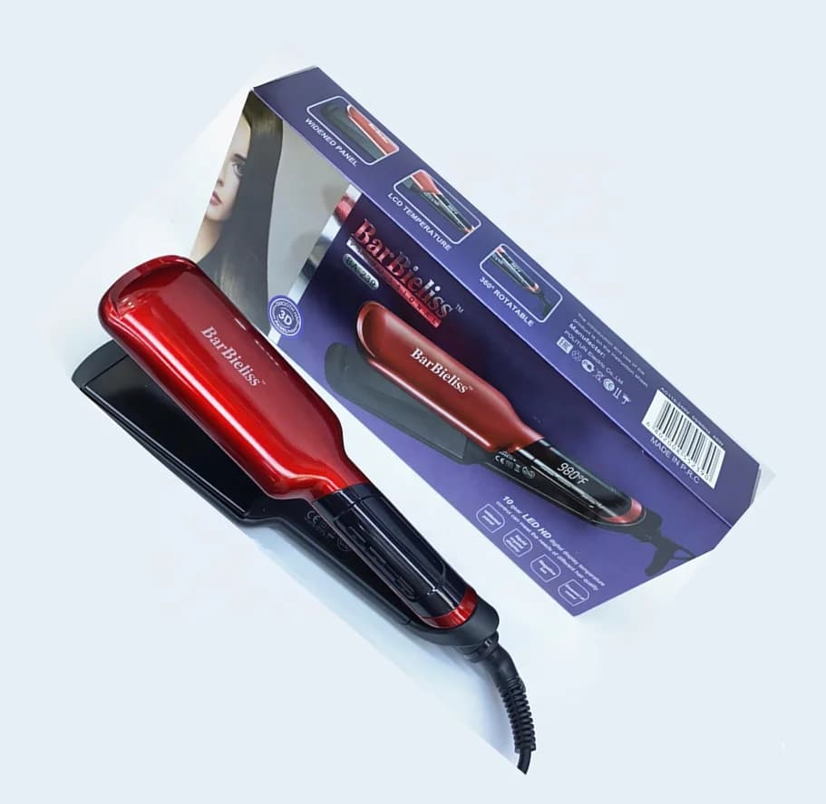 Professional iron for hairstyles Iron ceramic tormaline 2 in 1 for all hair types Hair plate BA-239
