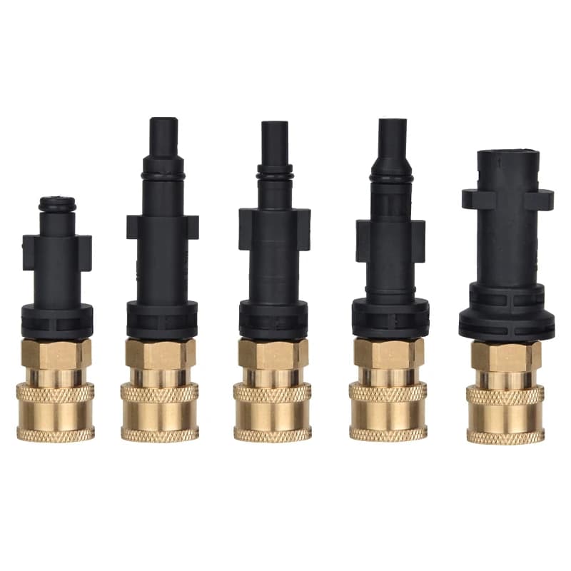 Adattatore Maschio per Idropulitrice G1/4" a Sgancio Rapido, Connettore per Ugello di Pulizia