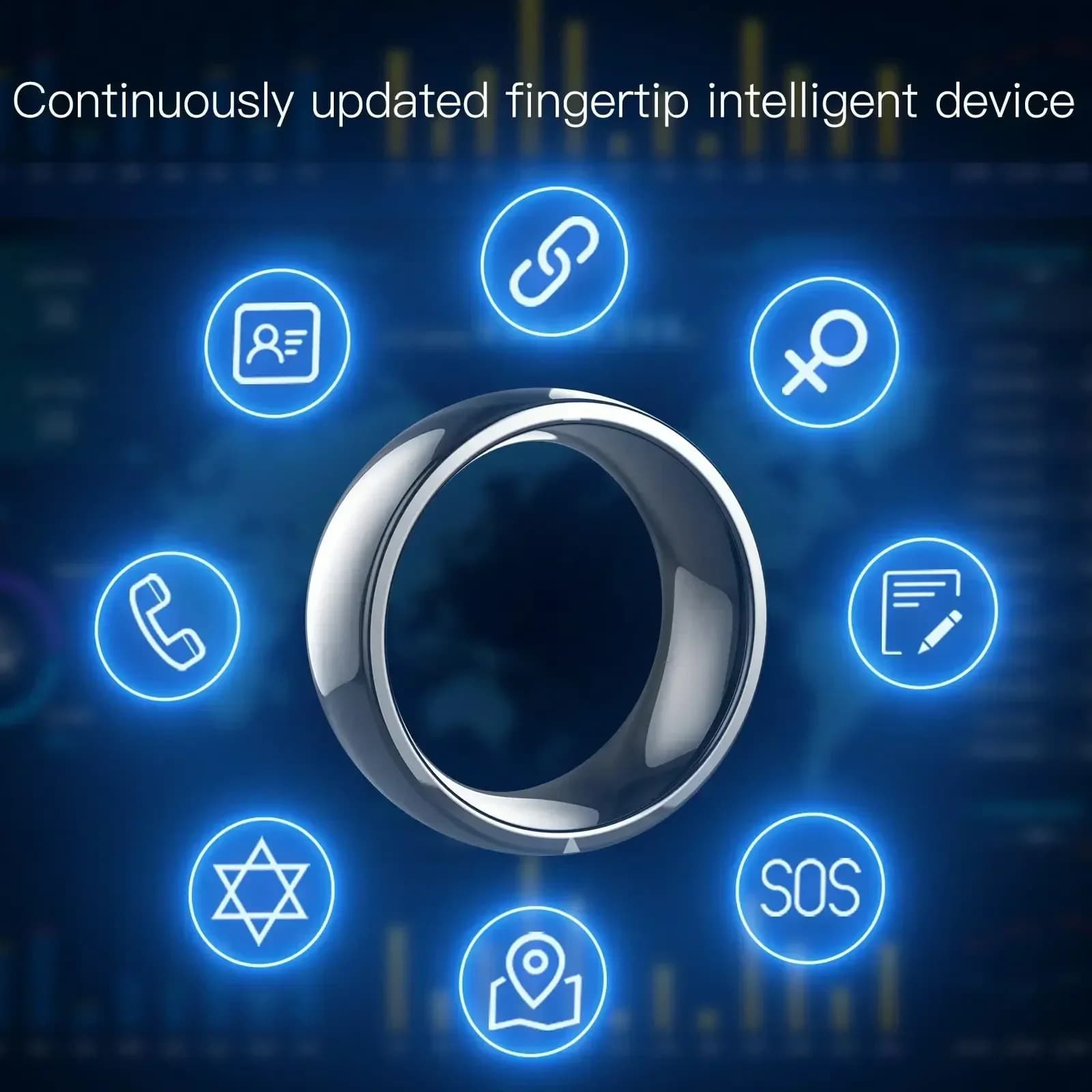 Jakcom NFC Smart Magic Finger Ring, new technology IC/ID module access card phone accessories smart fashion ring for Android IOS
