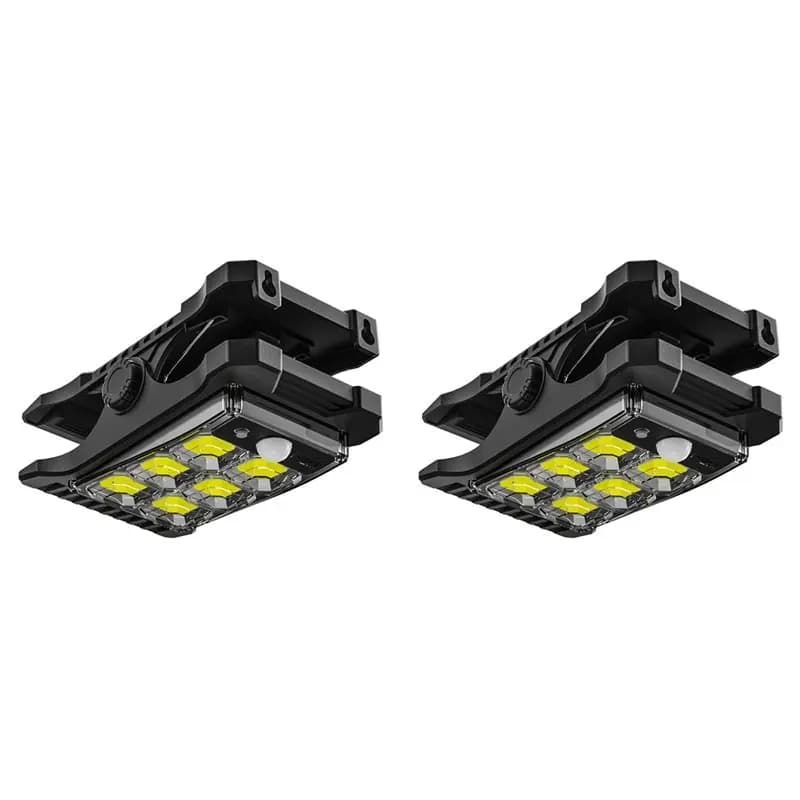 Lampada Solare da Giardino A20F-2X con Sensore di Movimento, Luce Impermeabile per Balcone e Cortile