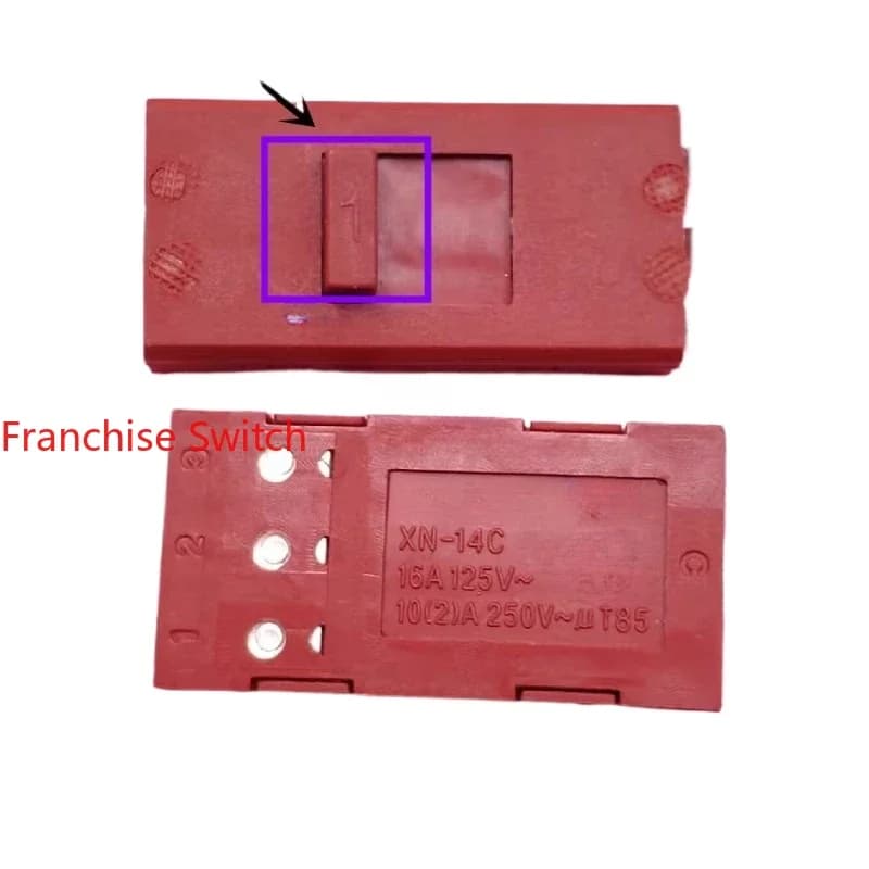 10 pcs XN-14C lever switch, high current 10A hair dryer iron switch, original