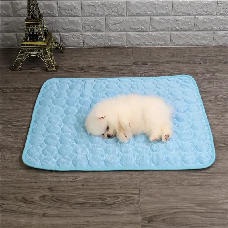 Pet Summer Ice Silk Cooling Mat - Breathable Durable Cat & Dog Pad, Soft Sofa/Nest Sleeping Bed, Ideal For Small Pets Summer Use