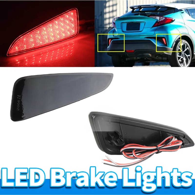 2PCS Luci di stop a LED Lampada freno di arresto PER Toyota Yaris Cross Sport Utility 4 porte 2020-2023 81920-10030 LED Paraurti posteriore luce