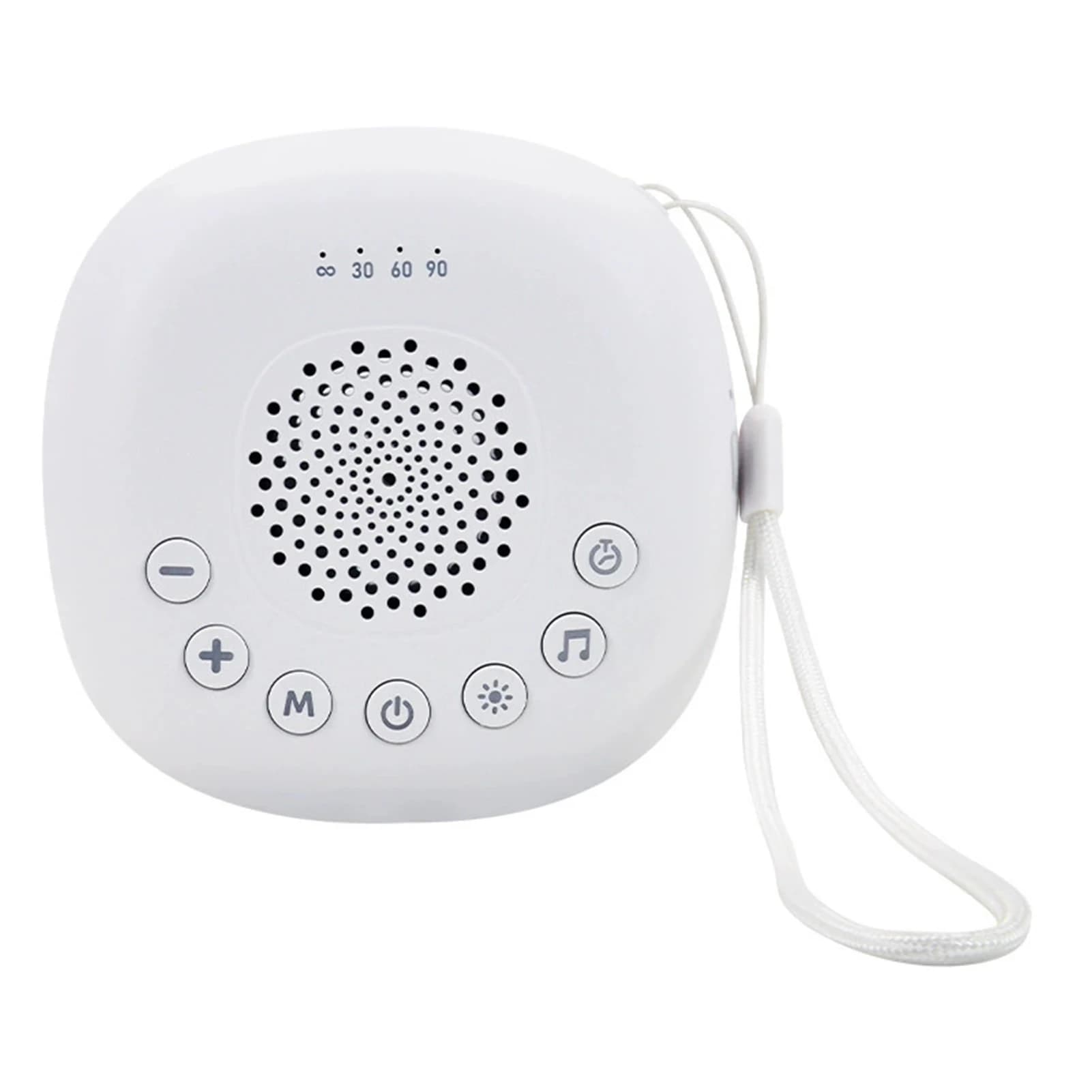 Macchina portatile per il rumore bianco Macchina per il sonno del bambino Suoni rilassanti Terapia del sonno Generatore di monitor del suono per neonati Rilassarsi per adulti