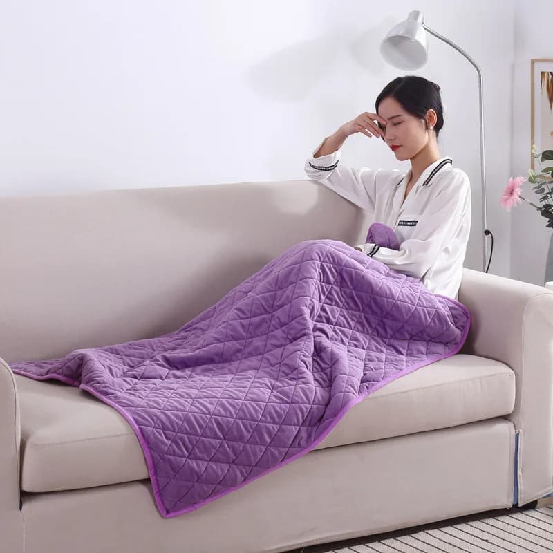Electro Heated Blanket USB Port Soft Comfortable Electric Heating Blanket Home Portable Electric Blanket,3-speed Temperature