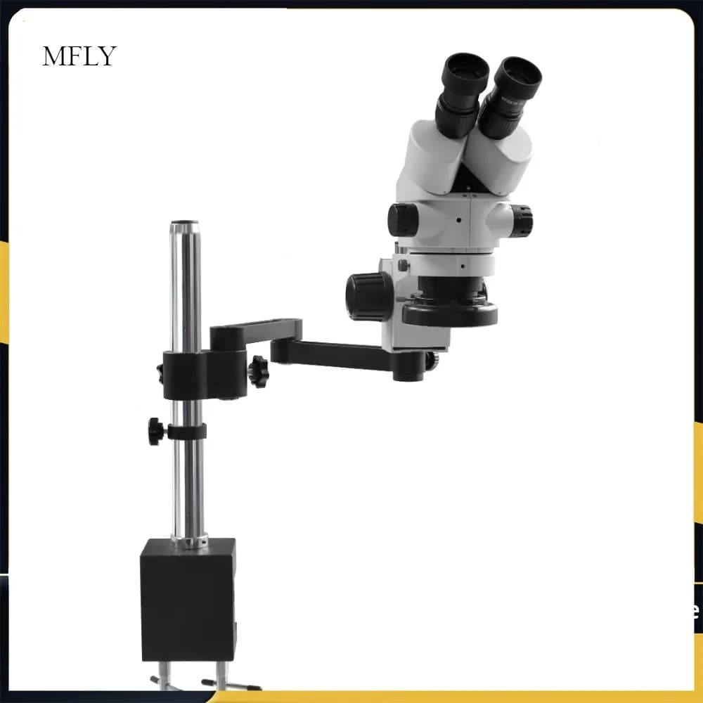 MS03A Microscopio stereoscopico di precisione per incisione di gioielli 7 * 45X, microscopio binoculare, strumenti per gioielli
