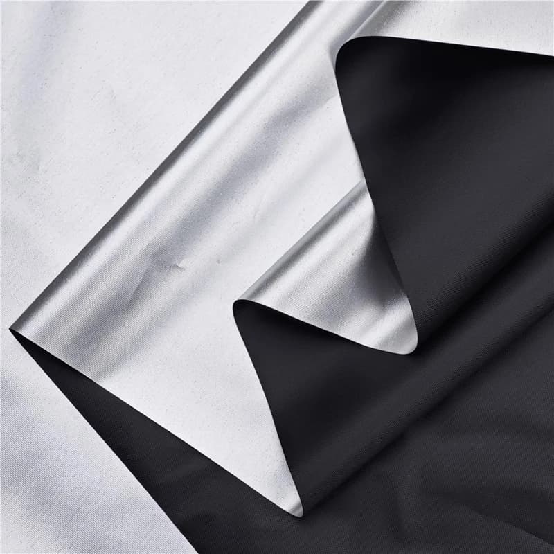 UV-Blocking Black Silver-Coated Laboratory Fabric Sun-Shading Heat Insulation Opaque for Curtain Sewing Accessories Wholesale