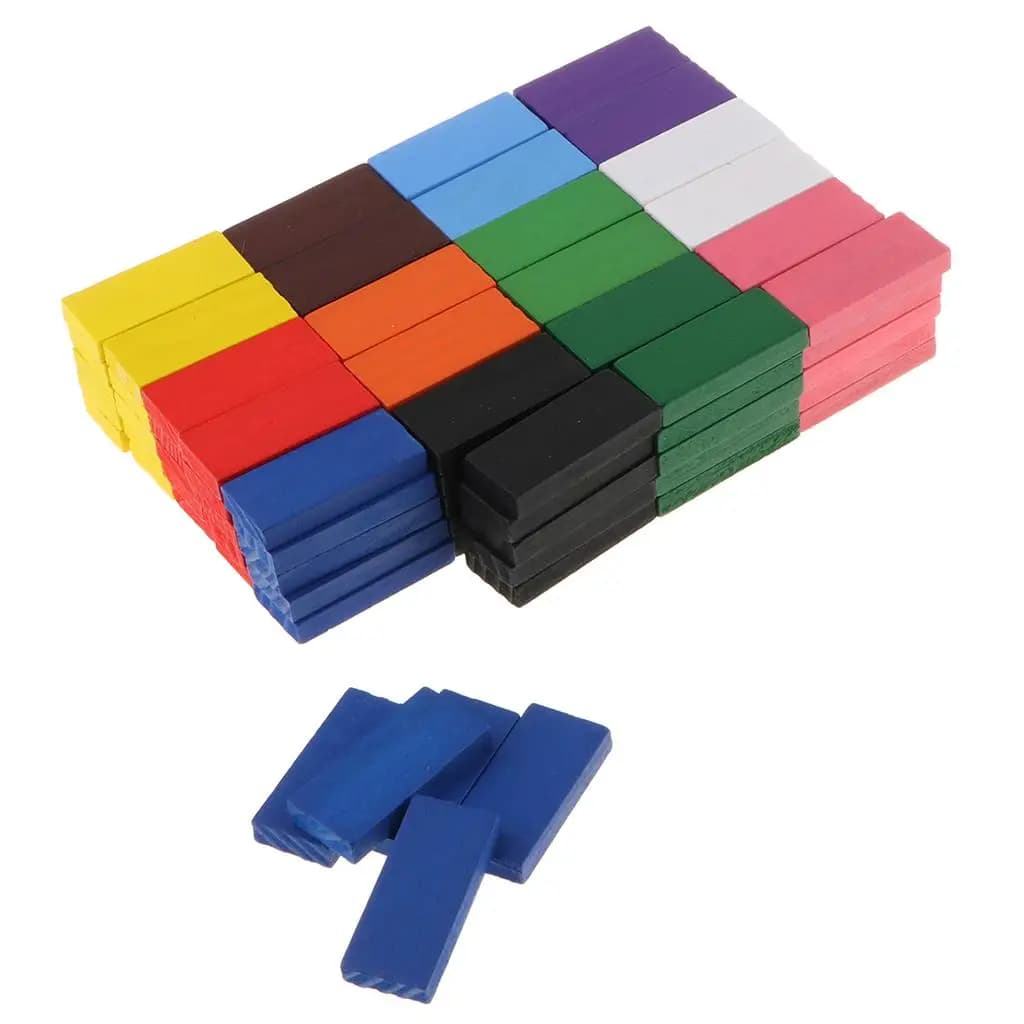Set di blocchi di domino in legno da 120 pezzi, giocattolo educativo, gioco di corse di domino, 12 colori