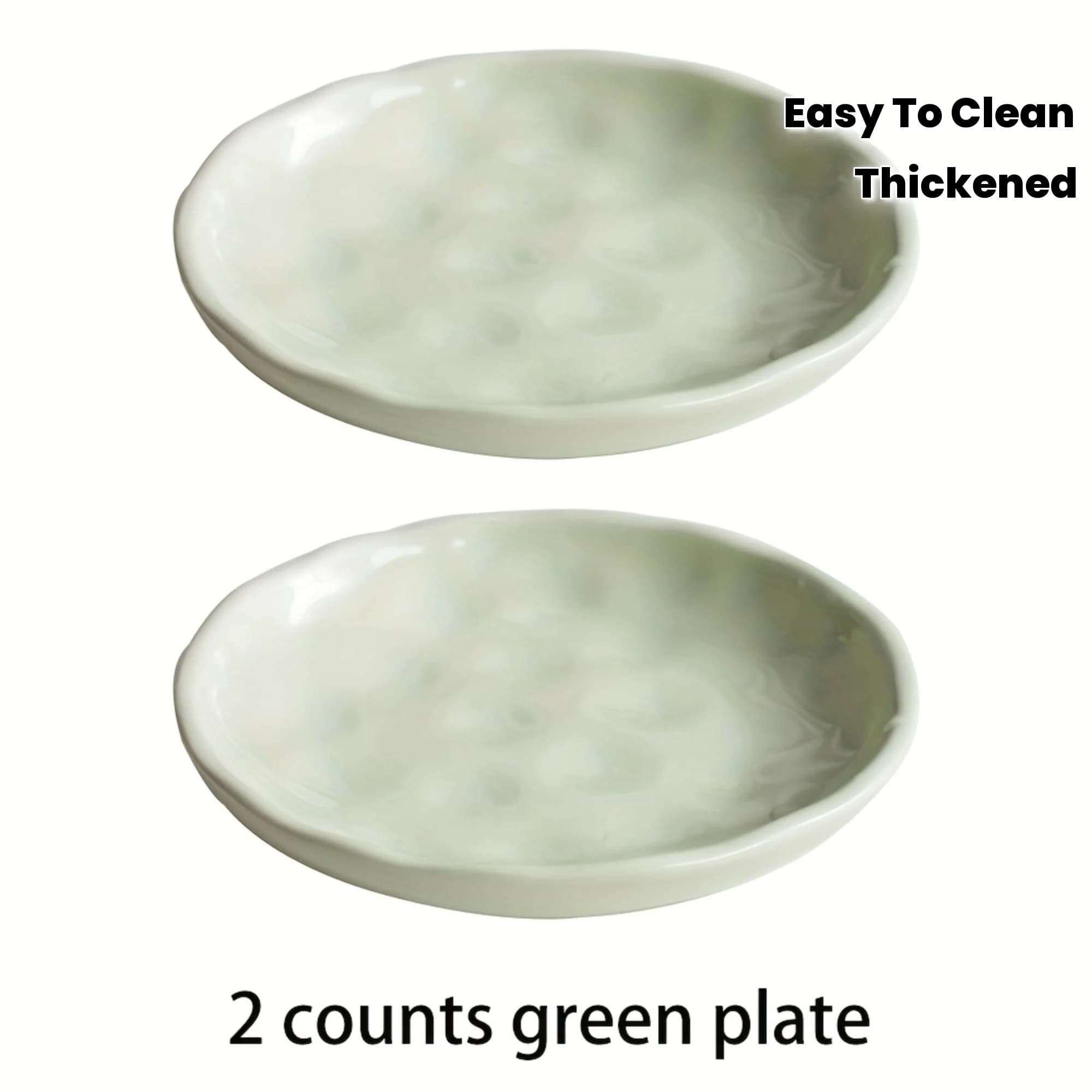 2 pezzi ciotole per cibo per gatti in ceramica piatto per snack per animali domestici facile da pulire design addensato piatti in ceramica a 2 pezzi ciotola per alimentazione d'acqua per cibo per cuccioli