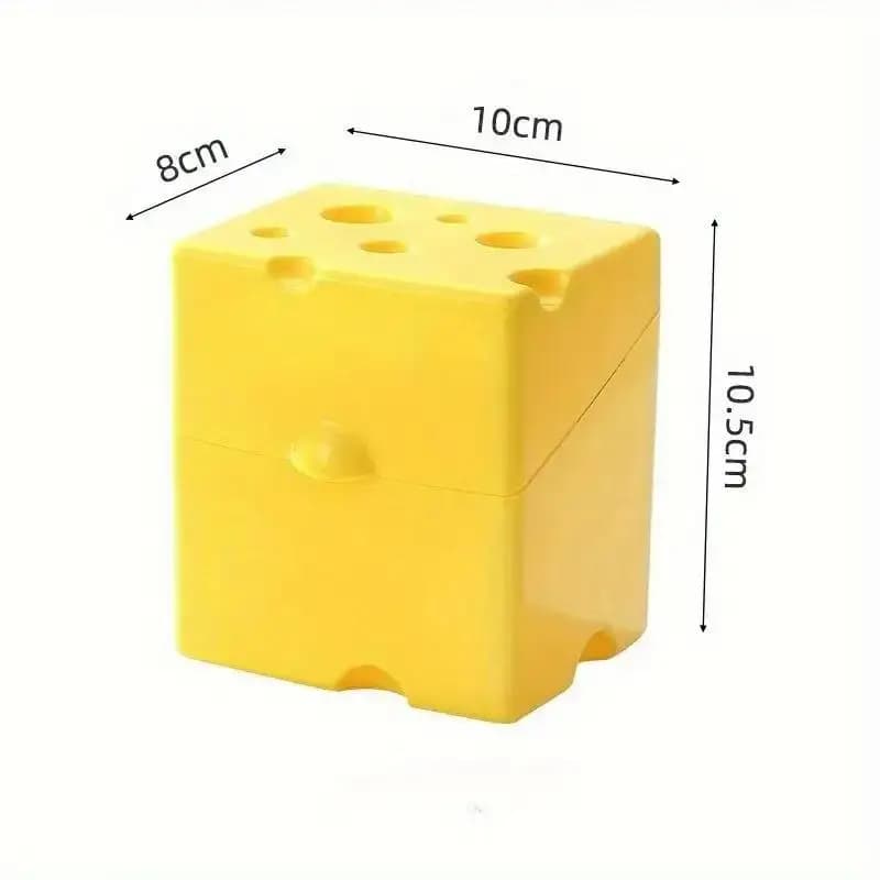 Practical Flip Lid Cheese Storage Box Refrigerator Fresh Keeping Container Portable Food Snack Packaging Box Kitchen Organizer