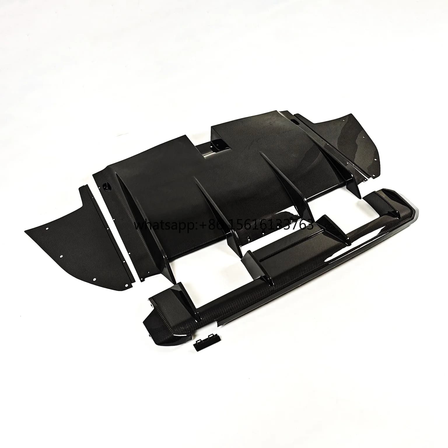 Per BMW G80 G81 M3 G82 G83 M4 Competition CS 2020-2026 - Diffusore posteriore inferiore e splitter laterali stile RSC