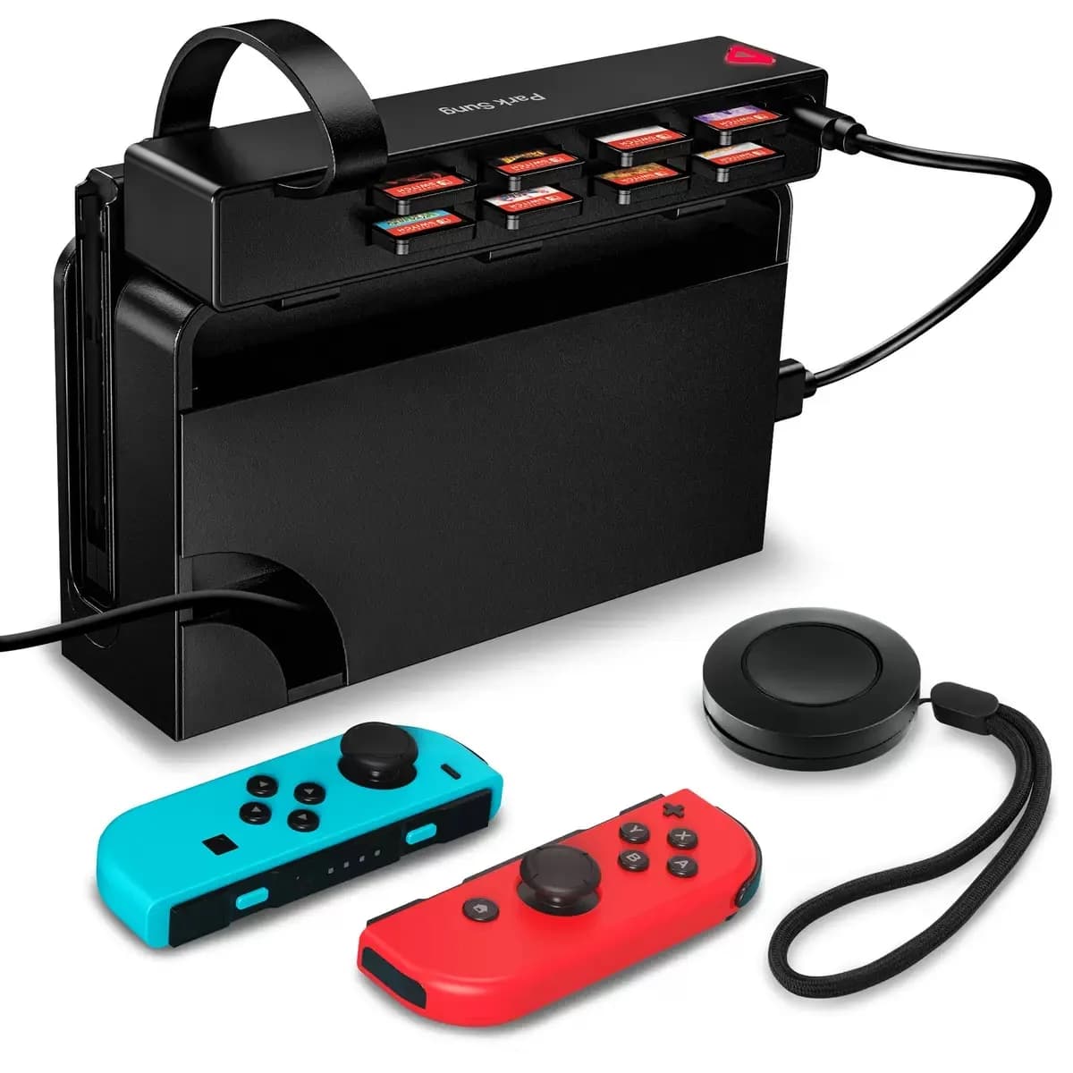 Switcher di carte da gioco 8 in1 per lettore di schede di gioco Nintendo Switch con telecomando wireless Accessori da gioco con interruttore automatico D1100B
