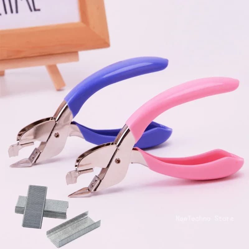 Mini strumento professionale per rilegatura con cucitrice estraibile e durevole, resistente, durevole e confortevole, per rimuovere punti metallici