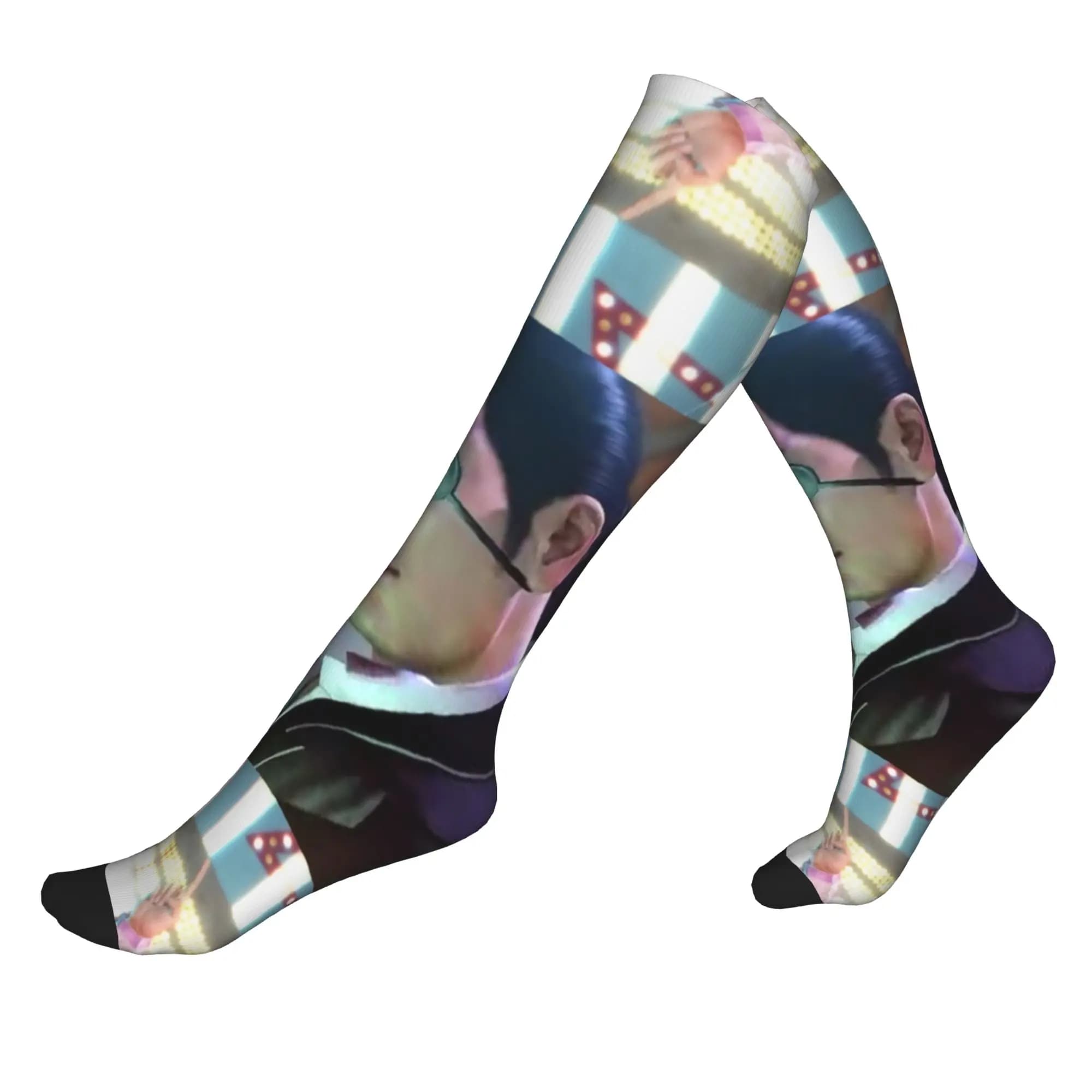 Calzini da uomo Kawaii Yakuza Majima Goro, calzini sportivi unisex traspiranti e caldi con stampa 3D