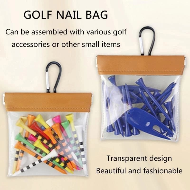Tagliette da golf Bag della custodia organizzatori da golf con clip golf tasca stoccaggio tasca da golf marsupio da golf da